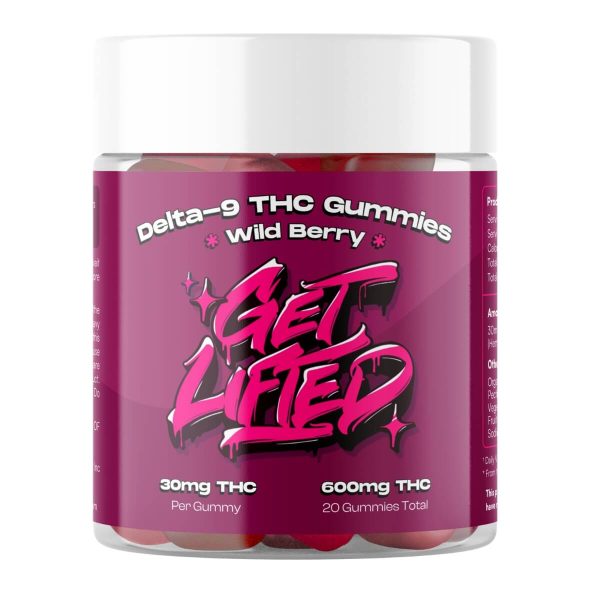 30mg Delta 9 THC Gummies GetLifted by GUF