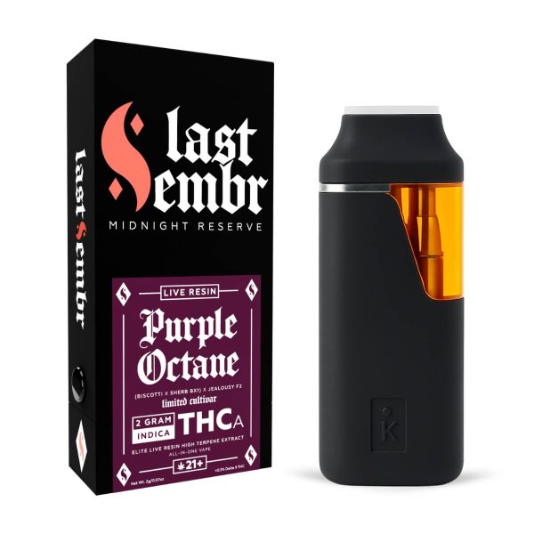 THCa Live Resin Disposable Vape Purple Octane Indica