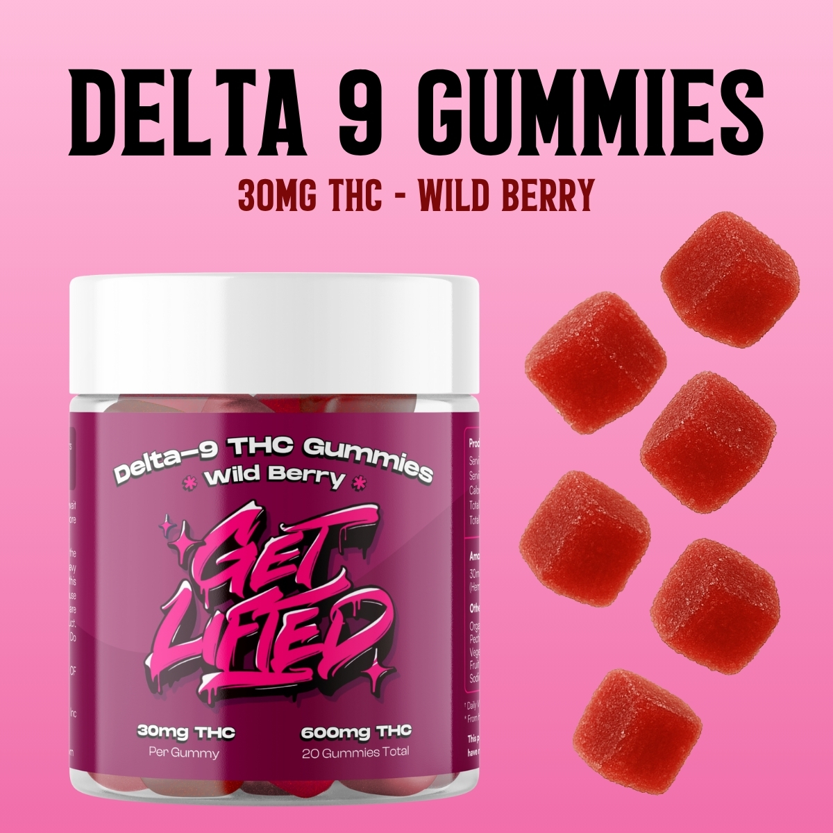30mg Delta 9 THC Gummies